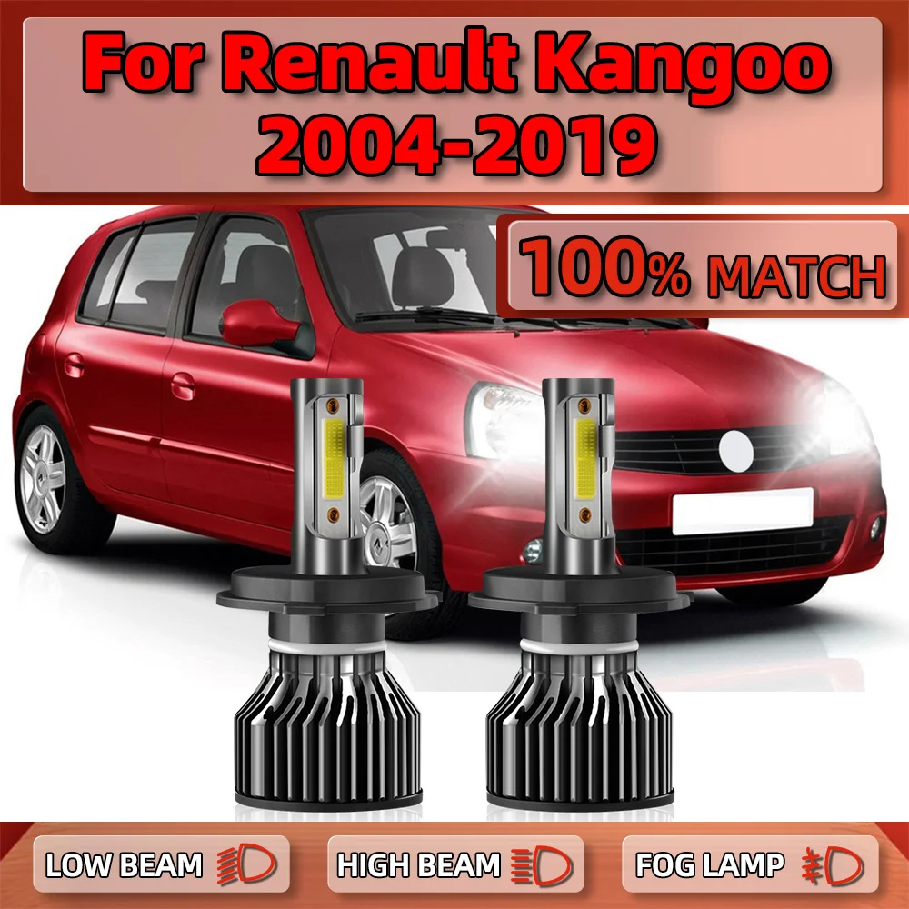 20000LM 120W LED Headlight 6000K High Low Beam CSP Chip Car Lamps 12V For Renault Kangoo 2004-2013 2014 2015 2016 2017 2018 2019
20000LM 120W LED Headlight 6000K High Low Beam CSP Chip Car Lamps 12V For Renault Kangoo 2004-2013 2014 2015 2016 2017 2018 2019