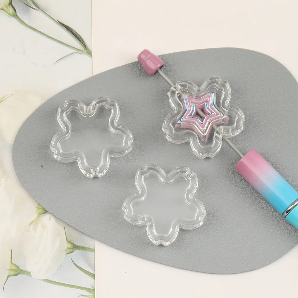 Cordial Design 50Sets 33*33MM DIY Beads Making/Flower Shape/Clear Effect/Jewelry Findings & Components/Acrylic Beads #17071
Cordial Design 50Sets 33*33MM DIY Beads Making/Flower Shape/Clear Effect/Jewelry Findings & Components/Acrylic Beads #17071