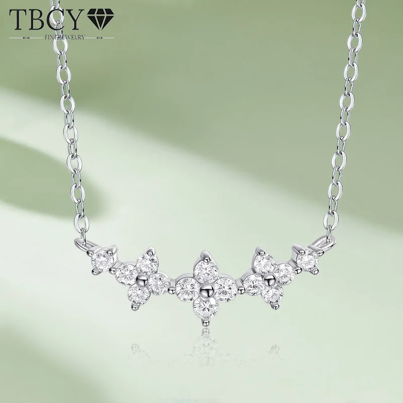 TBCYD D Color Four leaves Moissanite Necklace For Women 925 Silver Chain Original 18k Gold Plated GRA Party Jewelry Gift
TBCYD D Color Four leaves Moissanite Necklace For Women 925 Silver Chain Original 18k Gold Plated GRA Party Jewelry Gift