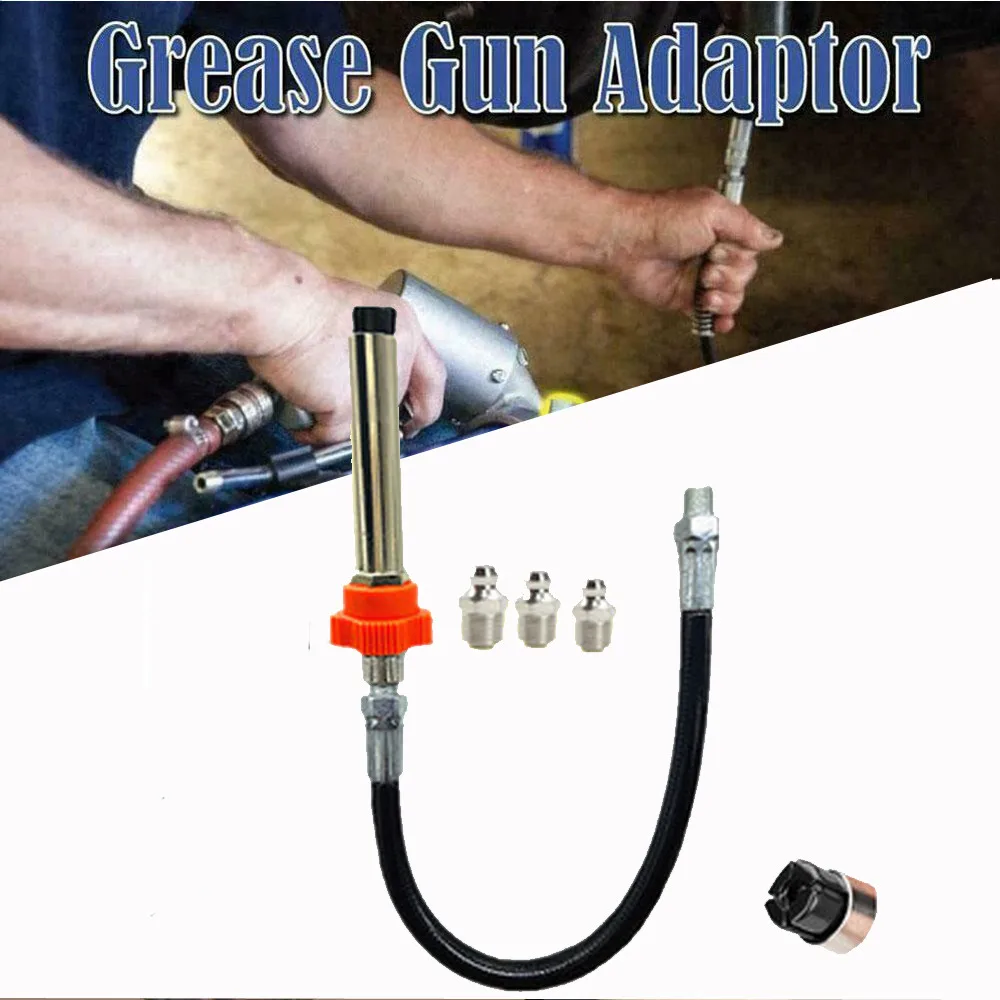 High Pressure Grease Coupler GreatGun Adaptor Handy Tools Stable Easy Lock-on Accessories For Vehicles
High Pressure Grease Coupler GreatGun Adaptor Handy Tools Stable Easy Lock-on Accessories For Vehicles