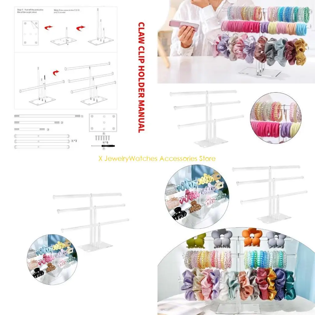 31KD Clear Acrylic Claw Clip Holder Hair Accessories Jewelry Display Stand for Beauty Enthusiasts and Retailers
31KD Clear Acrylic Claw Clip Holder Hair Accessories Jewelry Display Stand for Beauty Enthusiasts and Retailers