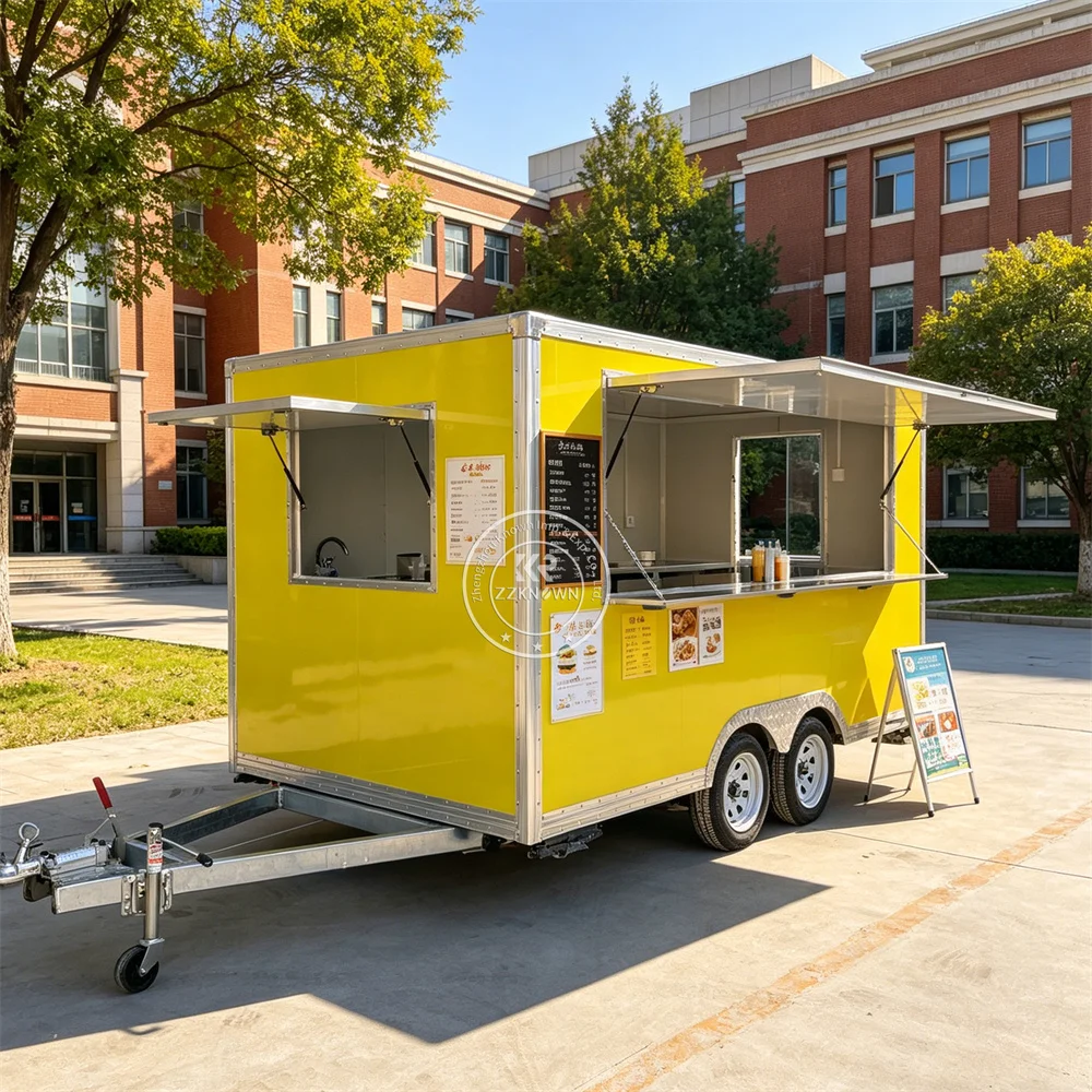 Customized Pizza Dessert Mobile Kitchen Trailer Food Truck Ice Cream Cart Street Snack Mobile Food Trailer with Pizza Oven
Customized Pizza Dessert Mobile Kitchen Trailer Food Truck Ice Cream Cart Street Snack Mobile Food Trailer with Pizza Oven