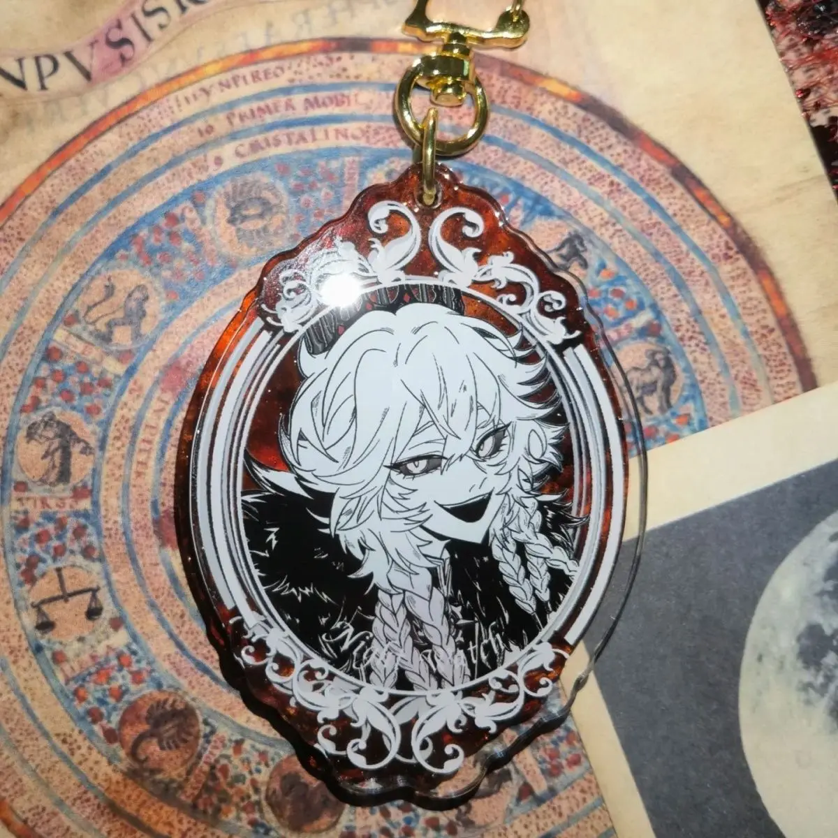 Identity V Ithaqua Косплей Акриловый кулон Аниме Брелок Акриловые брелки Металлический держатель Брелок Ювелирные изделия Подарки 
Identity V Ithaqua Косплей Акриловый кулон Аниме Брелок Акриловые брелки Металлический держатель Брелок Ювелирные изделия Подарки