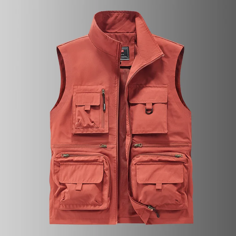 New Summer Men Outdoor Multi-pockets Fishing Vests Coats Waterproof Sleeveless Jackets Men Breathable Quick-drying Waistcoats 5X
New Summer Men Outdoor Multi-pockets Fishing Vests Coats Waterproof Sleeveless Jackets Men Breathable Quick-drying Waistcoats 5X