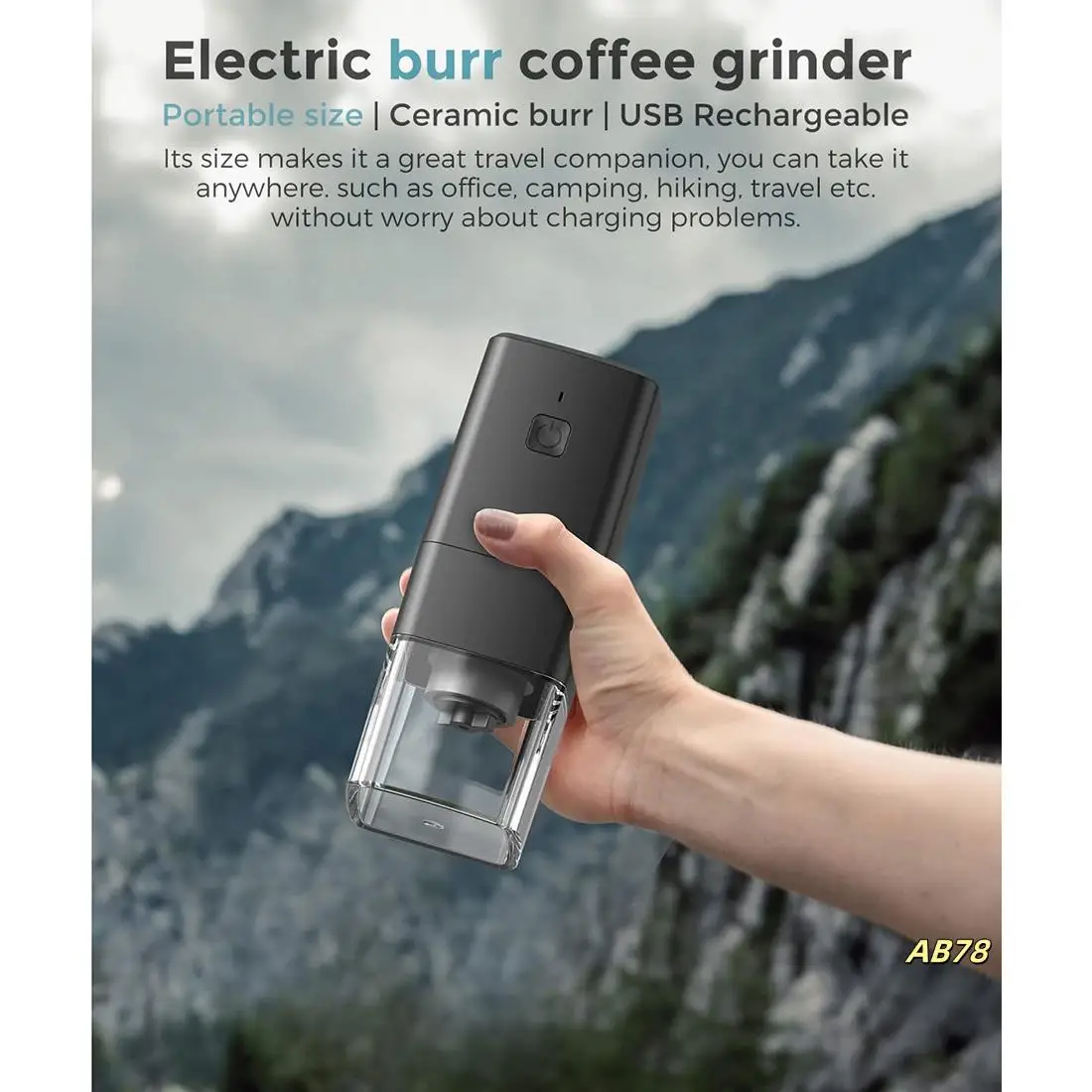 Portable Coffee Grinder -Small Electric Coffee Bean Grinder - Rechargeable Espresso Grinder With Multi Grind Setting
Portable Coffee Grinder -Small Electric Coffee Bean Grinder - Rechargeable Espresso Grinder With Multi Grind Setting