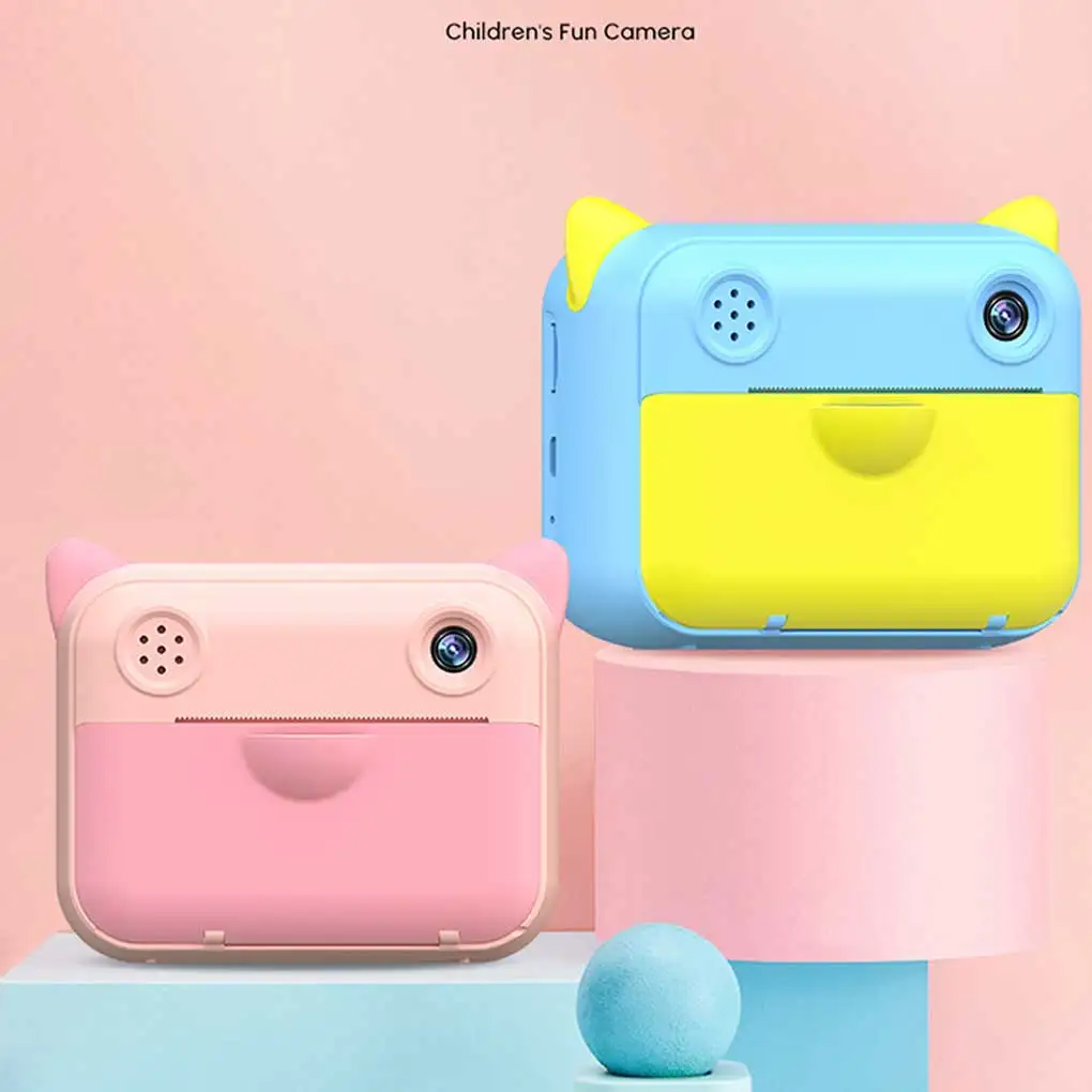 Instant Camera Thermal Children Digital Cameras Dual Lens Photography Video Tool Portable Printing Picture Toys Pink
Instant Camera Thermal Children Digital Cameras Dual Lens Photography Video Tool Portable Printing Picture Toys Pink