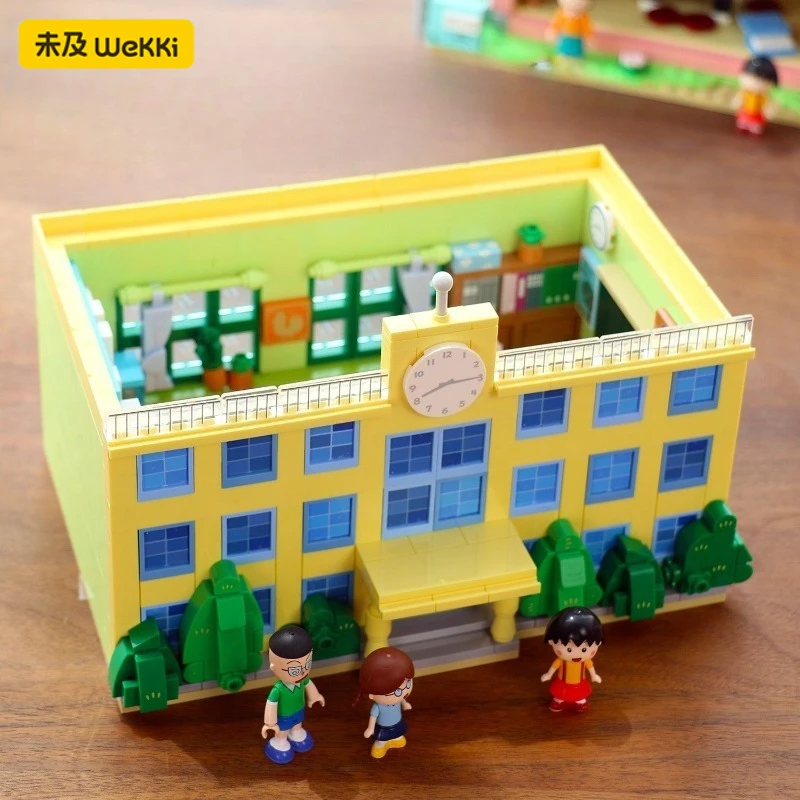 Wekki Cherry Maruko's School Гостиная Маленькие частицы Вид на улицу Детская сборная игрушка Модель Орнамент Фестивальный подарок
Wekki Cherry Maruko's School Гостиная Маленькие частицы Вид на улицу Детская сборная игрушка Модель Орнамент Фестивальный подарок