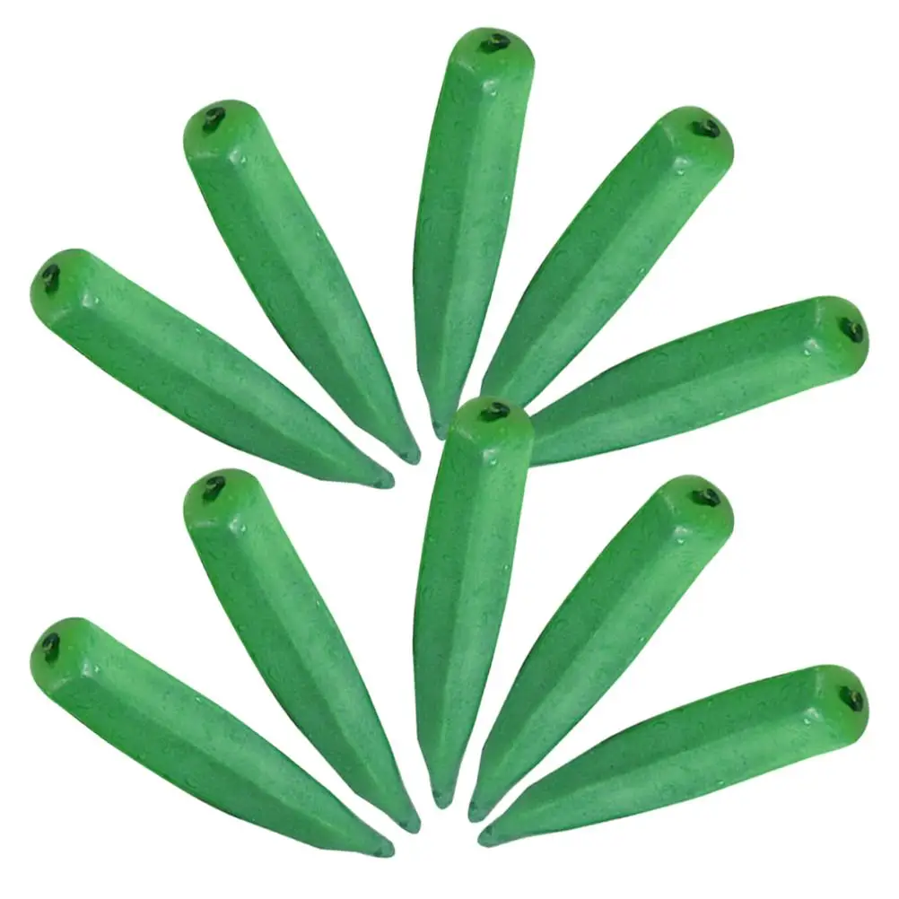 10Pcs Simulated Okra Artificial Vegetable Fake Foams Props Lifelike Display Kitchen Educational Montessori Learning Toys
10Pcs Simulated Okra Artificial Vegetable Fake Foams Props Lifelike Display Kitchen Educational Montessori Learning Toys
