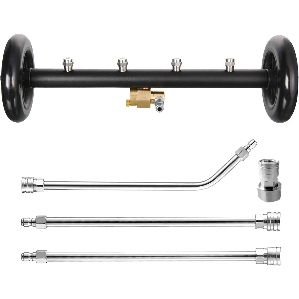 Tool Daily Undercarriage Pressure Washer Attachment 16 Inch, Dual-Function Undercarriage Cleaner for Power Washer and Garden Hos
Tool Daily Undercarriage Pressure Washer Attachment 16 Inch, Dual-Function Undercarriage Cleaner for Power Washer and Garden Hos