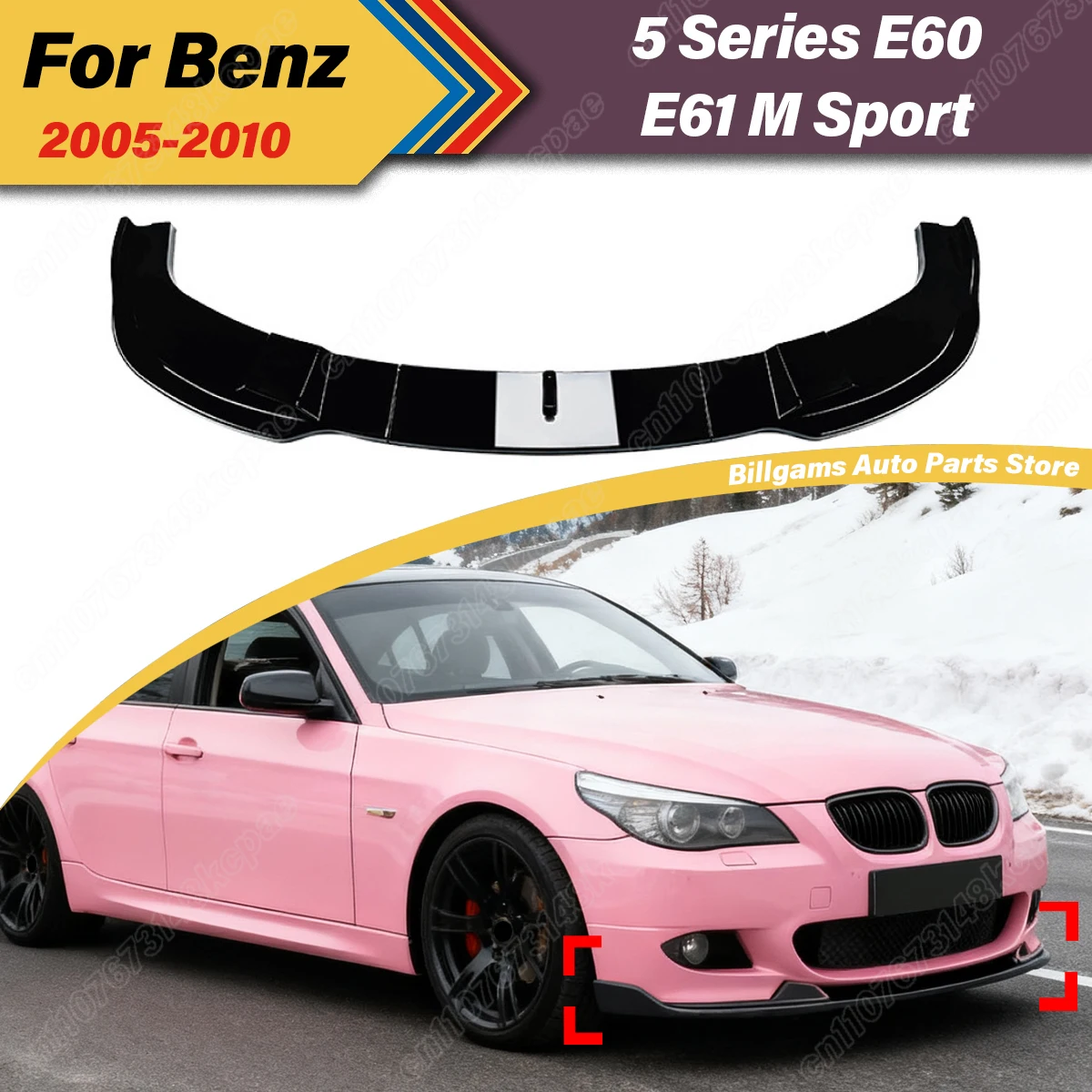 For BMW E60 E61 5 Series 525i 530i 540i 550i M Sport 2005 2006 2007 2008 2009 2010 Car Front Bumper Spoiler Lip Decoration Kit
For BMW E60 E61 5 Series 525i 530i 540i 550i M Sport 2005 2006 2007 2008 2009 2010 Car Front Bumper Spoiler Lip Decoration Kit