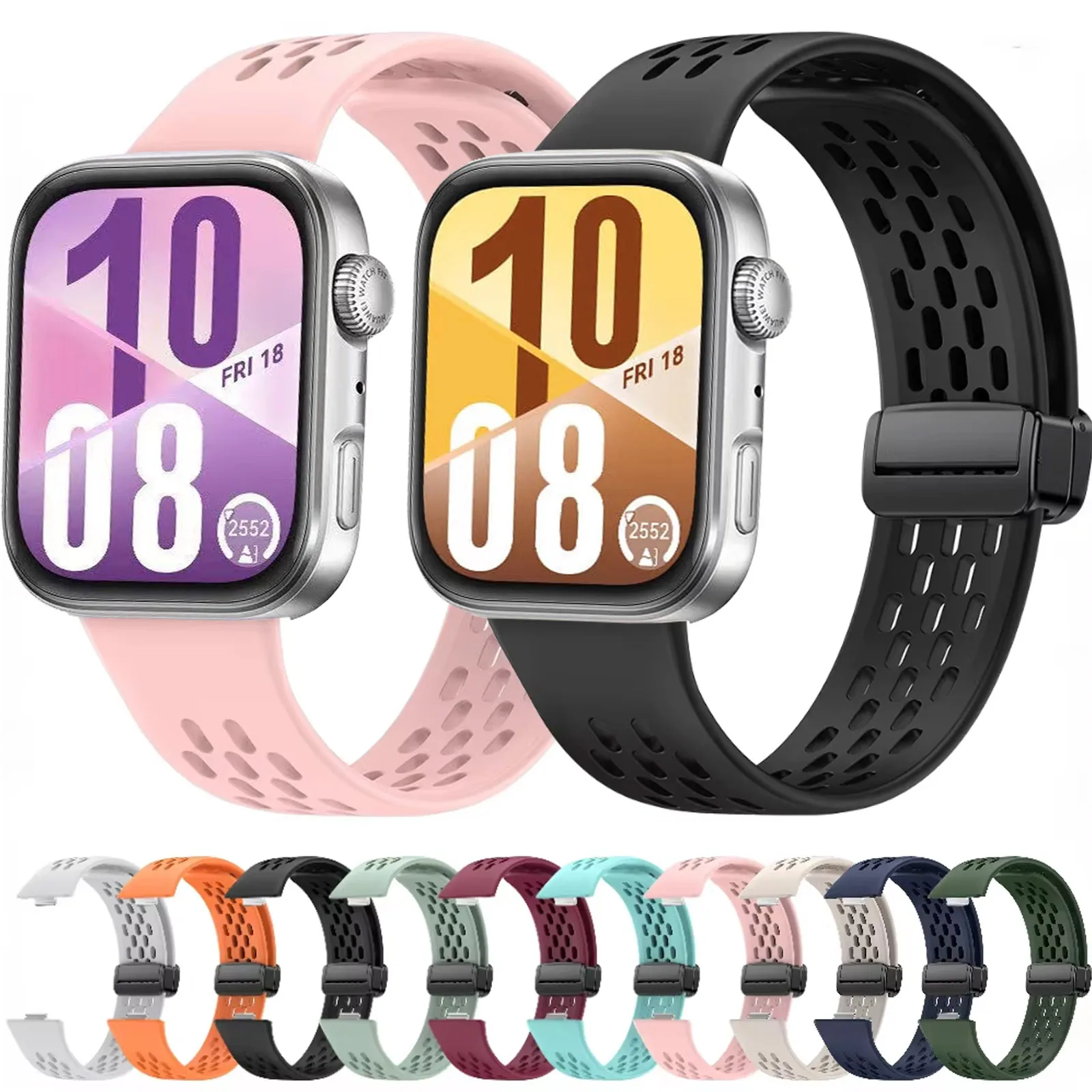 Sport Silicone Strap for Huawei Watch Fit 3 4 4 Pro Breathable Replaceable Wristband for Huawei Watch Fit 4/3 Strap Accessories
Sport Silicone Strap for Huawei Watch Fit 3 4 4 Pro Breathable Replaceable Wristband for Huawei Watch Fit 4/3 Strap Accessories