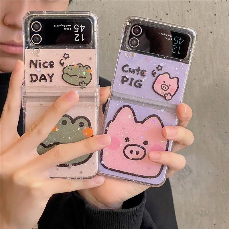 Glitter Alligator Pig Phone Case for Samsung Galaxy Z Flip 6 5 4 3 Protective Back Cover for ZFlip4 ZFlip5 ZFlip6 Case Shell
Glitter Alligator Pig Phone Case for Samsung Galaxy Z Flip 6 5 4 3 Protective Back Cover for ZFlip4 ZFlip5 ZFlip6 Case Shell