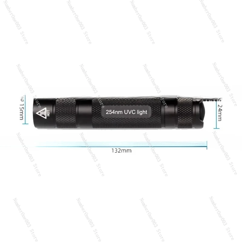 High Power Shortwave 254nm UVC LED Flashlight SW UV Torch Lamp Fluorescent Minerals Phosphor Detection
High Power Shortwave 254nm UVC LED Flashlight SW UV Torch Lamp Fluorescent Minerals Phosphor Detection