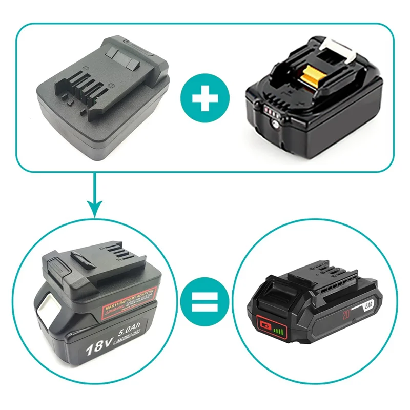 Classy-Battery Adapter For 18V Battery Conversion For SKIL 20V Lithium Battery Tool Converter Battery Adapter
Classy-Battery Adapter For 18V Battery Conversion For SKIL 20V Lithium Battery Tool Converter Battery Adapter