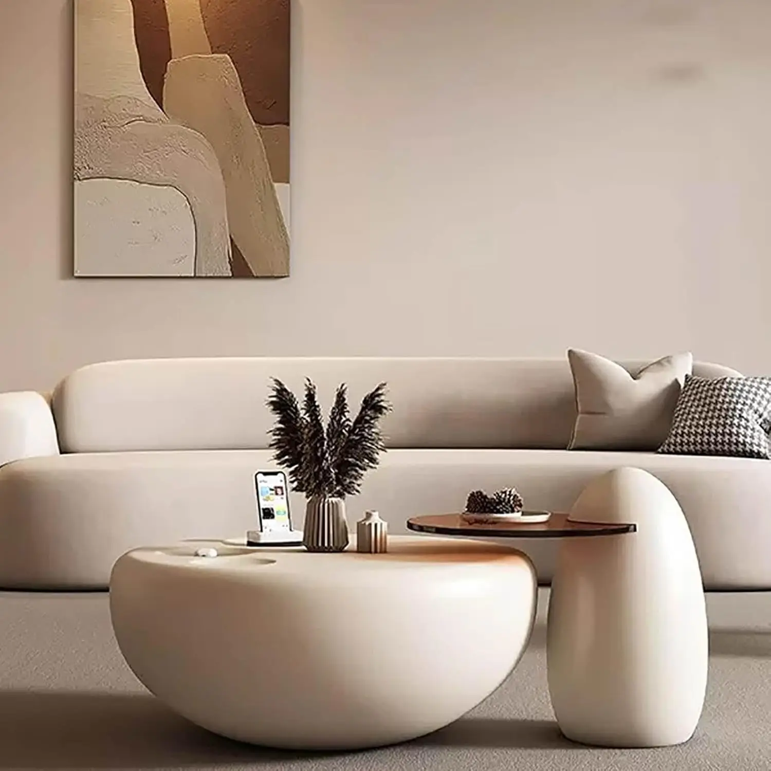 Round Tempered Glass Coffee Table Set of 2 Nesting Side End Table TV Stand Small Apartment Home Furniture 80CM Customized
Round Tempered Glass Coffee Table Set of 2 Nesting Side End Table TV Stand Small Apartment Home Furniture 80CM Customized