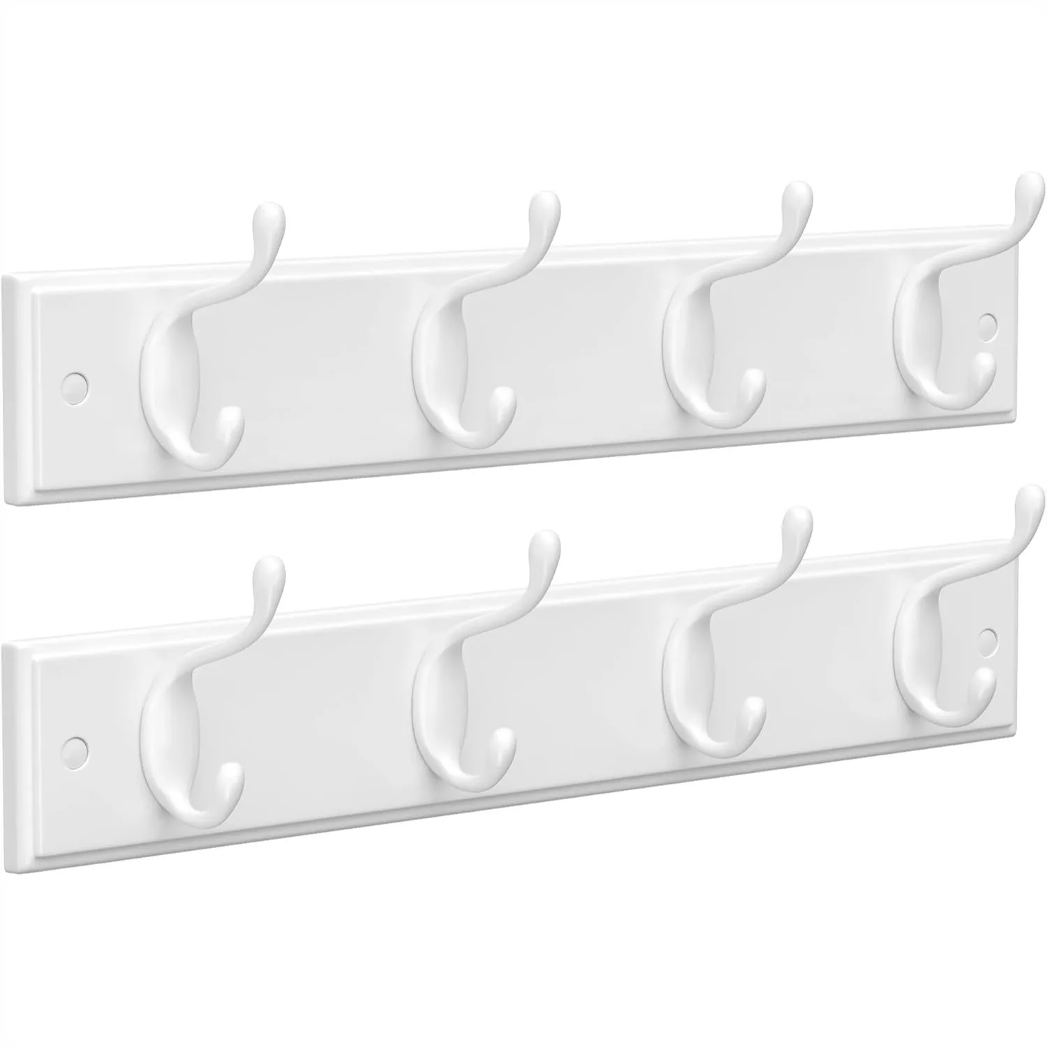 Set Of 2 Wall Mounted Coat Rack With 8 Dual Metal Hooks For Coats Bags Keys In Entryway Bedroom Living Room White
Set Of 2 Wall Mounted Coat Rack With 8 Dual Metal Hooks For Coats Bags Keys In Entryway Bedroom Living Room White
