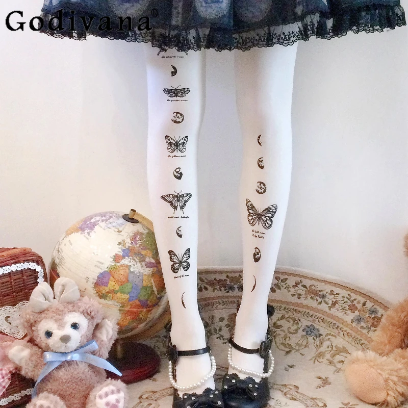 Japanese Harajuku Lolita Style Y2k Printed Pantyhose Sweet Cute Slim Thigh High Stockings Kawaii All Match Knee High Socks
Japanese Harajuku Lolita Style Y2k Printed Pantyhose Sweet Cute Slim Thigh High Stockings Kawaii All Match Knee High Socks