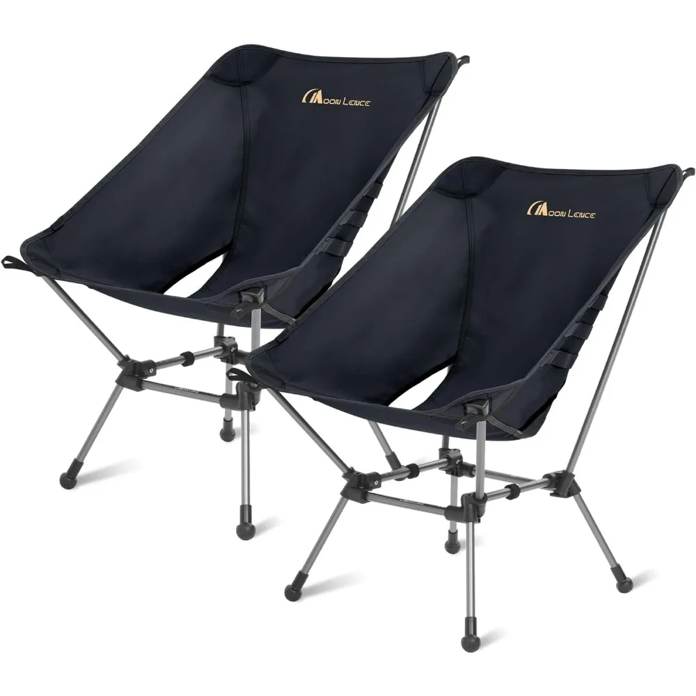 Portable Folding Camping Chair, Upgraded Comfort & Size, Lightweight for Backpacking Hiking, 330Lbs Capacity Black 2 Pack
Portable Folding Camping Chair, Upgraded Comfort & Size, Lightweight for Backpacking Hiking, 330Lbs Capacity Black 2 Pack