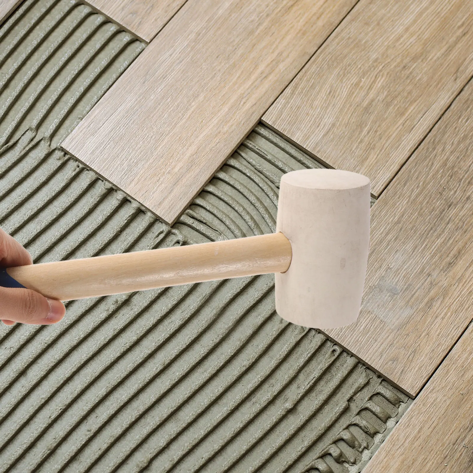 Rubber Hammer Wooden Handle Ball Fiber Large Tile Installation Tools Shockproof Durable NonSlip For Tiles Glass
Rubber Hammer Wooden Handle Ball Fiber Large Tile Installation Tools Shockproof Durable NonSlip For Tiles Glass