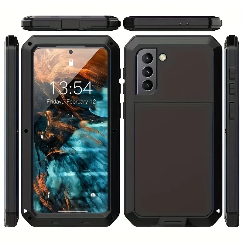 For Samsung S26 Ultra S25 Edge S23 Ultra S24 S22 S21 Plus Armor Aluminum Metal Case Heavy Duty Shockproof Protect Cover
For Samsung S26 Ultra S25 Edge S23 Ultra S24 S22 S21 Plus Armor Aluminum Metal Case Heavy Duty Shockproof Protect Cover
