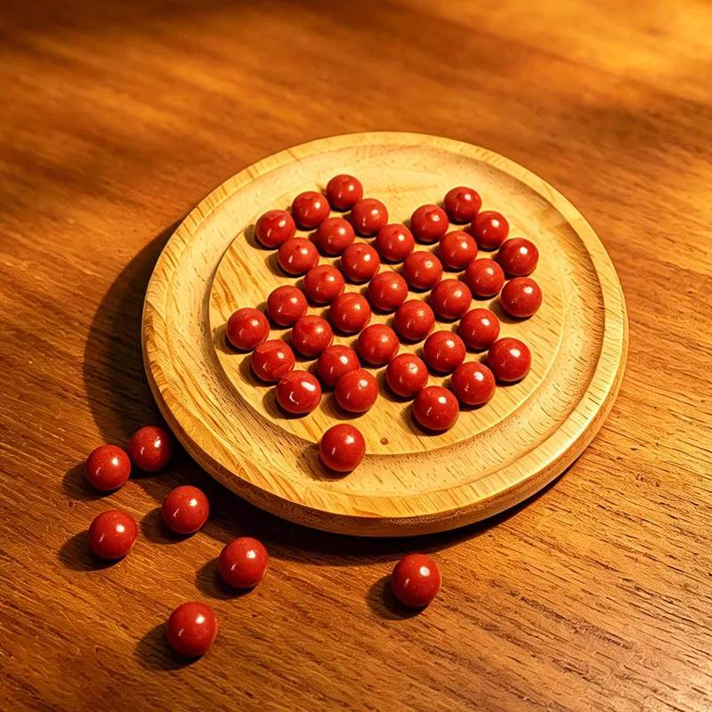 Classic Single Player Chess Brain Teaser Wooden Solitaire Board Games For Kids Adults Family Party Travel Fun Educational Toys
Classic Single Player Chess Brain Teaser Wooden Solitaire Board Games For Kids Adults Family Party Travel Fun Educational Toys