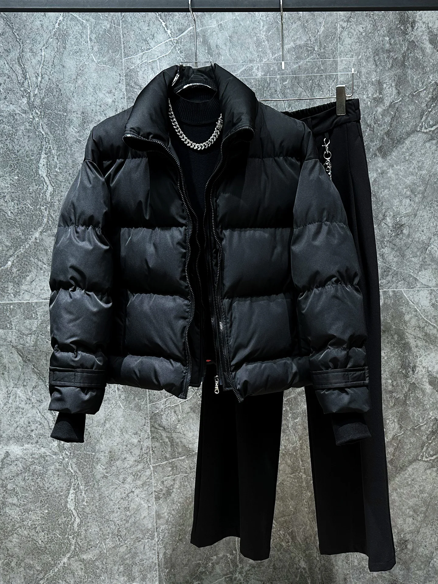 Trendy Men's Cotton Jaet Warm Stand Collar Loose Fit Casual Sle Ins Inspiration Thiened Long Sve Zipper ort Coat
Trendy Men's Cotton Jaet Warm Stand Collar Loose Fit Casual Sle Ins Inspiration Thiened Long Sve Zipper ort Coat