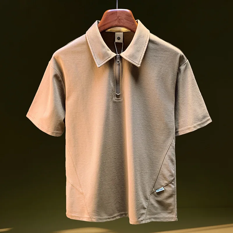POLO men's summer 2025 new casual collar loose short sleeved half zip cardigan design breathable shirt
POLO men's summer 2025 new casual collar loose short sleeved half zip cardigan design breathable shirt