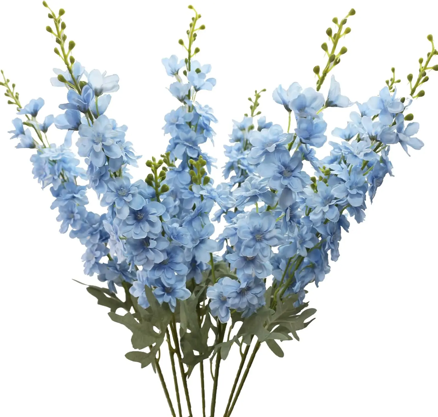Light Blue Delphinium Artificial Flowers 8PCS 33.46" Long Stem Blue Silk Flowers for Tall Vase Fake Delphinim Flowers fo
Light Blue Delphinium Artificial Flowers 8PCS 33.46" Long Stem Blue Silk Flowers for Tall Vase Fake Delphinim Flowers fo