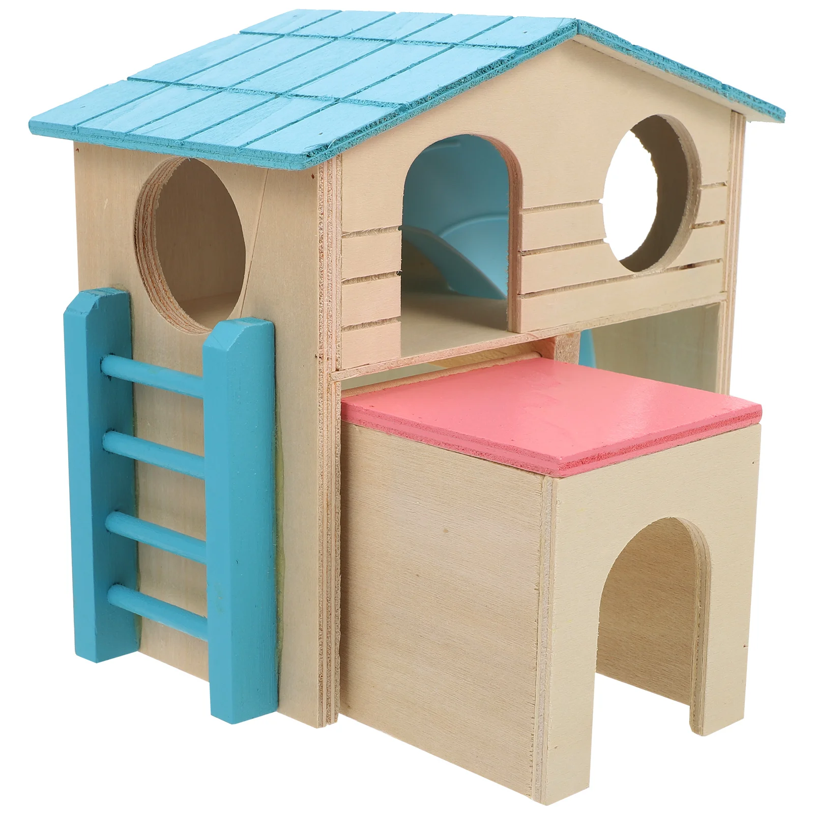 Pet Small Animal Hamster House Funny Climbing Ladder Slide Bell Wooden Hut Play House (Blue) Pet Hamster House
Pet Small Animal Hamster House Funny Climbing Ladder Slide Bell Wooden Hut Play House (Blue) Pet Hamster House