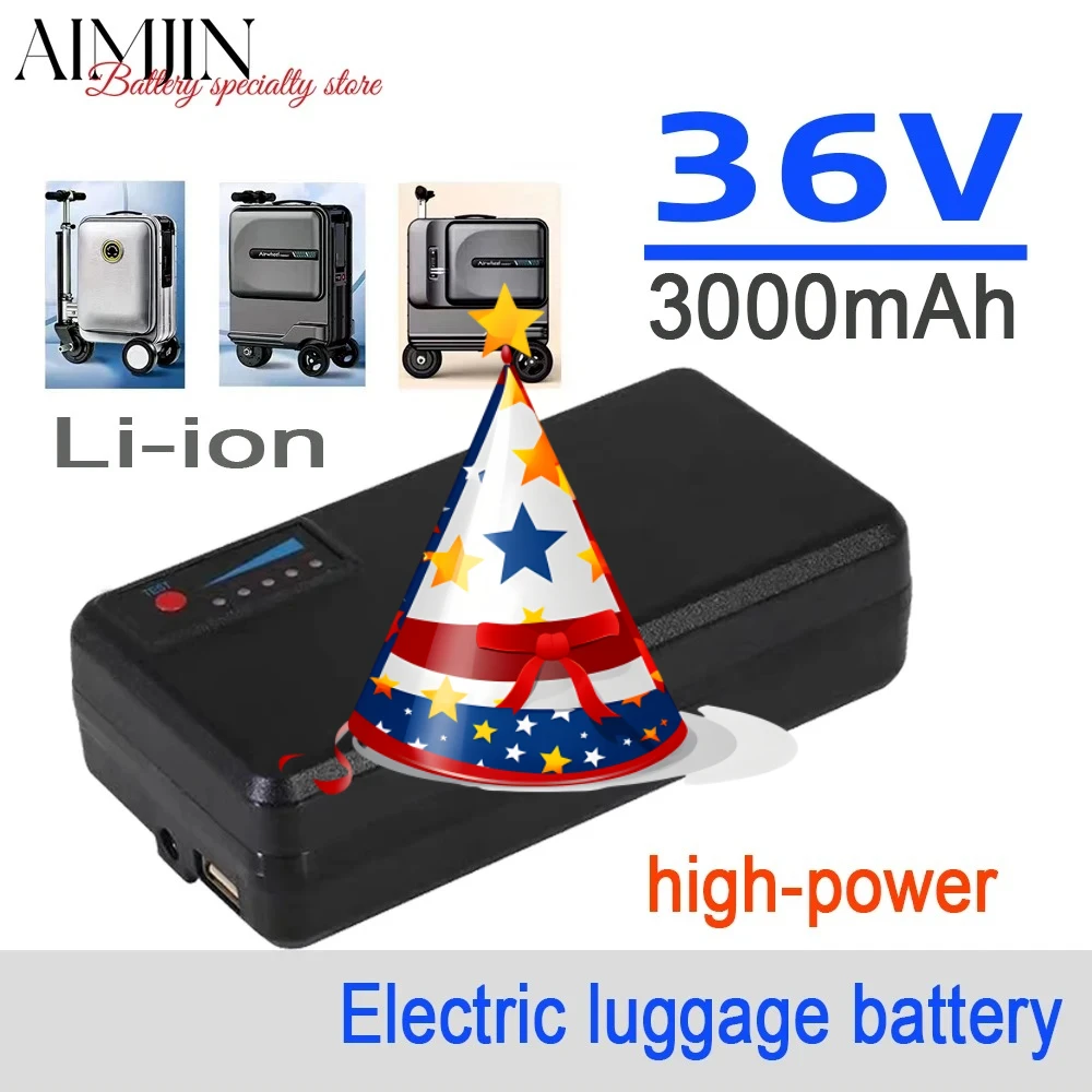 36V 3000mAh Third Generation Electric Luggage Li-ion Battery for Airwheel SE3S SE3T miniT BEKE Airway, Airline Boarding Approved
36V 3000mAh Third Generation Electric Luggage Li-ion Battery for Airwheel SE3S SE3T miniT BEKE Airway, Airline Boarding Approved