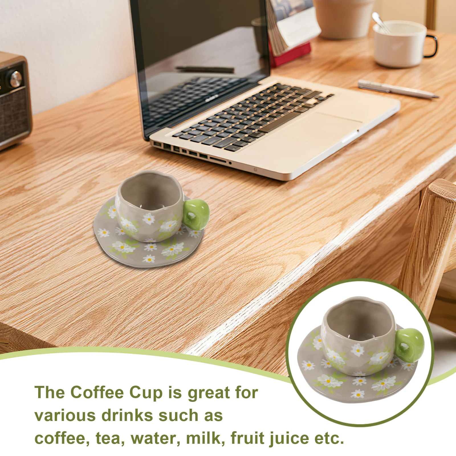 1Set Retro Ceramic Mug with Saucer French Vintage Breakfast Cup for Coffee Tea Milk Dishwasher Safe Home Gift Idea
1Set Retro Ceramic Mug with Saucer French Vintage Breakfast Cup for Coffee Tea Milk Dishwasher Safe Home Gift Idea