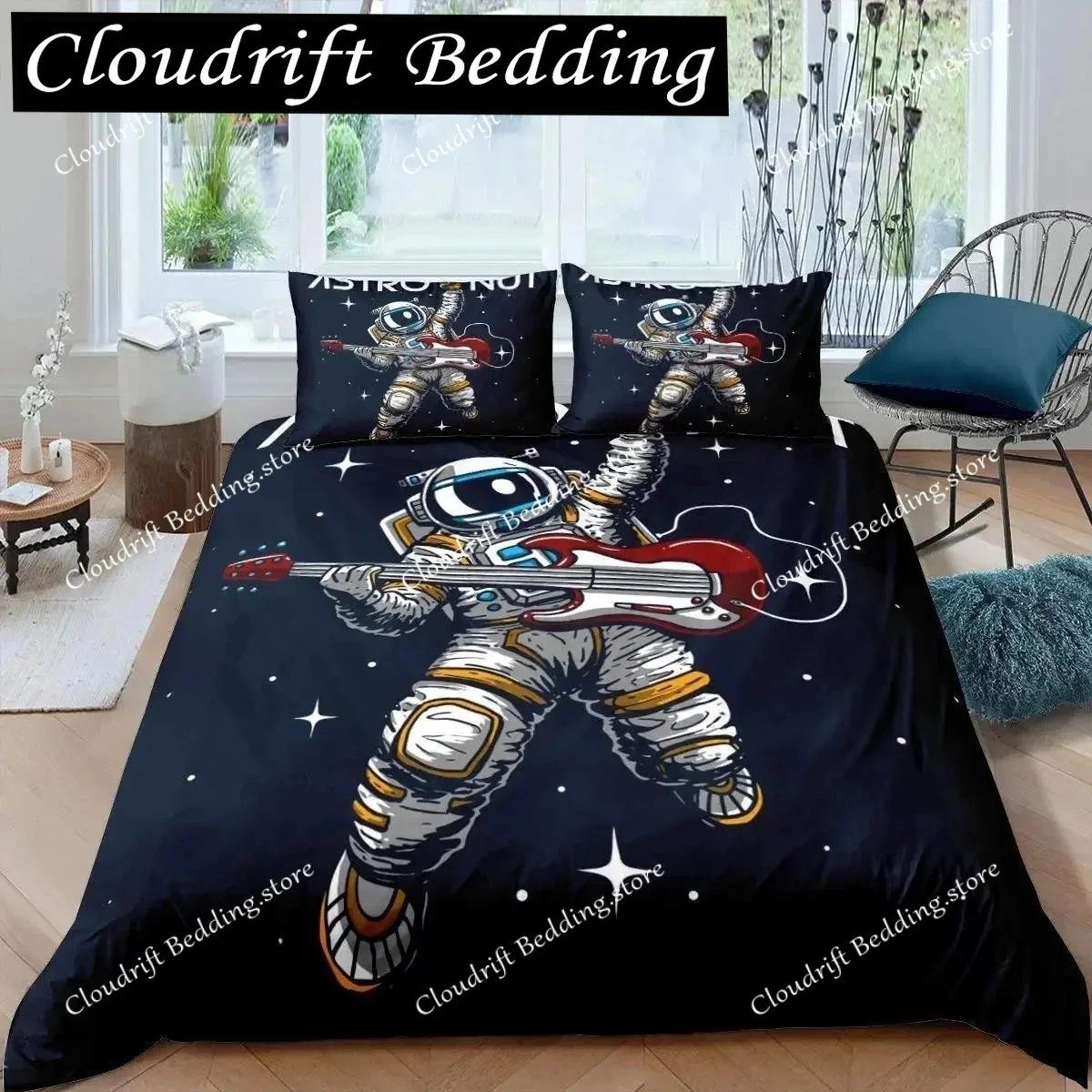 Space Astronaut Duvet Cover Set For Boys Girls Kids Twin Bedding Set Galaxy Space Themed Bedroom Decor Polyester Comforter Cover
Space Astronaut Duvet Cover Set For Boys Girls Kids Twin Bedding Set Galaxy Space Themed Bedroom Decor Polyester Comforter Cover