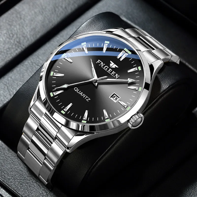 Watches Men's Quartz Watch Business Trendy Waterproof Watch Casual Stainless Steel Calendar Watch Ultra Thin Relogios Masculino
Watches Men's Quartz Watch Business Trendy Waterproof Watch Casual Stainless Steel Calendar Watch Ultra Thin Relogios Masculino