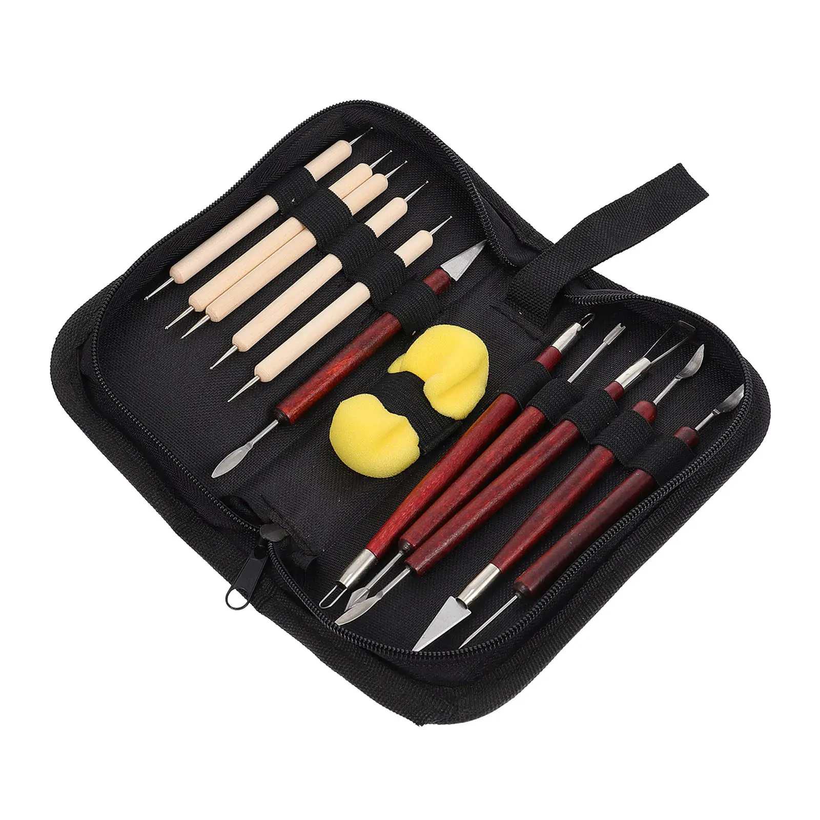 1Set Polymer Clay Sculpting Tools Complete Clay Carving Sculpting Tool Kit Ergonomic Handle for Modeling Pottery Craft Work
1Set Polymer Clay Sculpting Tools Complete Clay Carving Sculpting Tool Kit Ergonomic Handle for Modeling Pottery Craft Work