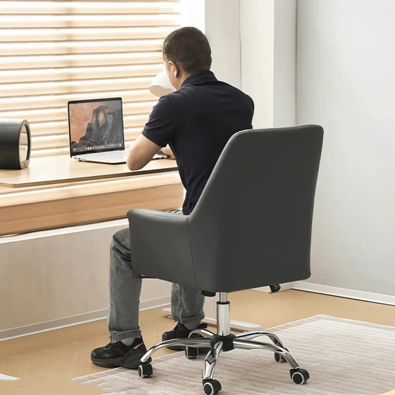 Simple Office Chair Comfortable Sedentary Computer Conference Chair Household Business Leather Room Silla Giratoria Furniture
Simple Office Chair Comfortable Sedentary Computer Conference Chair Household Business Leather Room Silla Giratoria Furniture