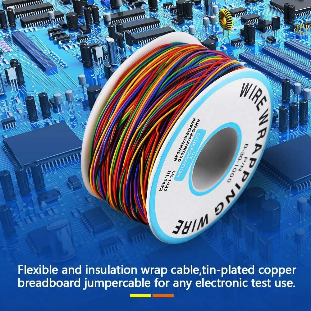 ~【On Sale】Tin Plated Copper Wire,8-Wire Colored Insulation Test Cable P B-30-1000 250M 30AWG Tinned Copper Solid Cable
~【On Sale】Tin Plated Copper Wire,8-Wire Colored Insulation Test Cable P B-30-1000 250M 30AWG Tinned Copper Solid Cable