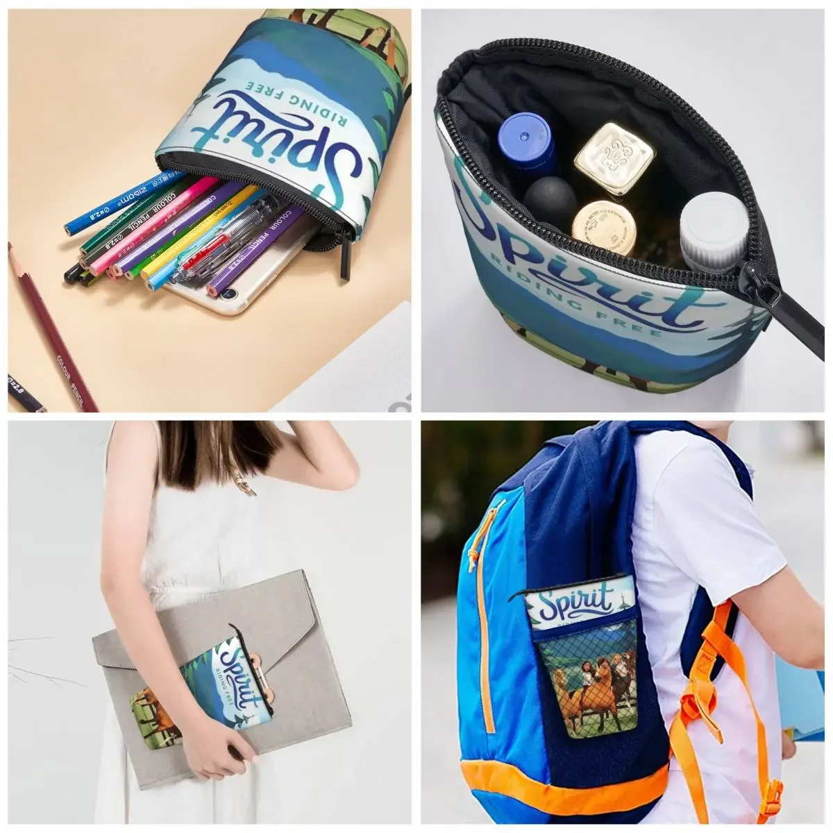 Spirit Riding Free Reversible Pencil Case for Kids School Pen Box Pencil Bag Stationery Supplies Pen Holder Bag
Spirit Riding Free Reversible Pencil Case for Kids School Pen Box Pencil Bag Stationery Supplies Pen Holder Bag