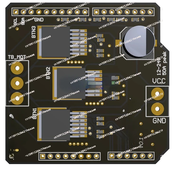 Suitable for Simple Brushless Motor Drive Plate Large Current Head 4008 SimpleFOC
Suitable for Simple Brushless Motor Drive Plate Large Current Head 4008 SimpleFOC