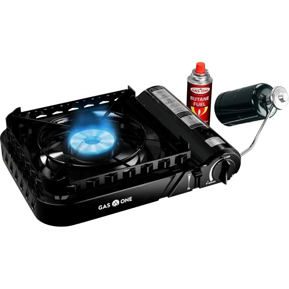 Portable Dual Fuel Camping Stove - Propane/Butane Compatible with Carrying Case, Ideal for Emergency Kits
Portable Dual Fuel Camping Stove - Propane/Butane Compatible with Carrying Case, Ideal for Emergency Kits