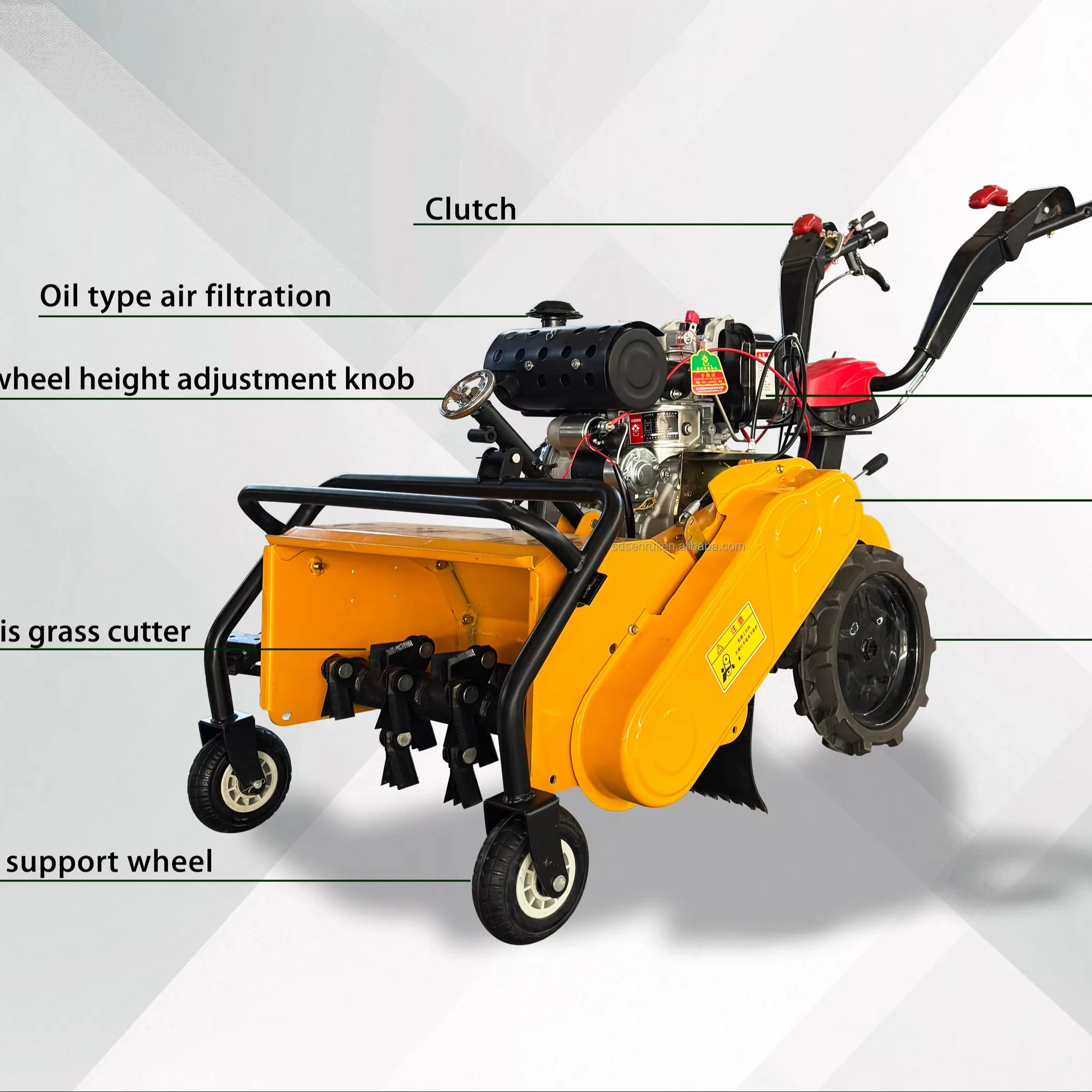 70 cm Wholesale Price diesel Engine Weeder 4 Wheel Self -propelled Working Garden Use
70 cm Wholesale Price diesel Engine Weeder 4 Wheel Self -propelled Working Garden Use