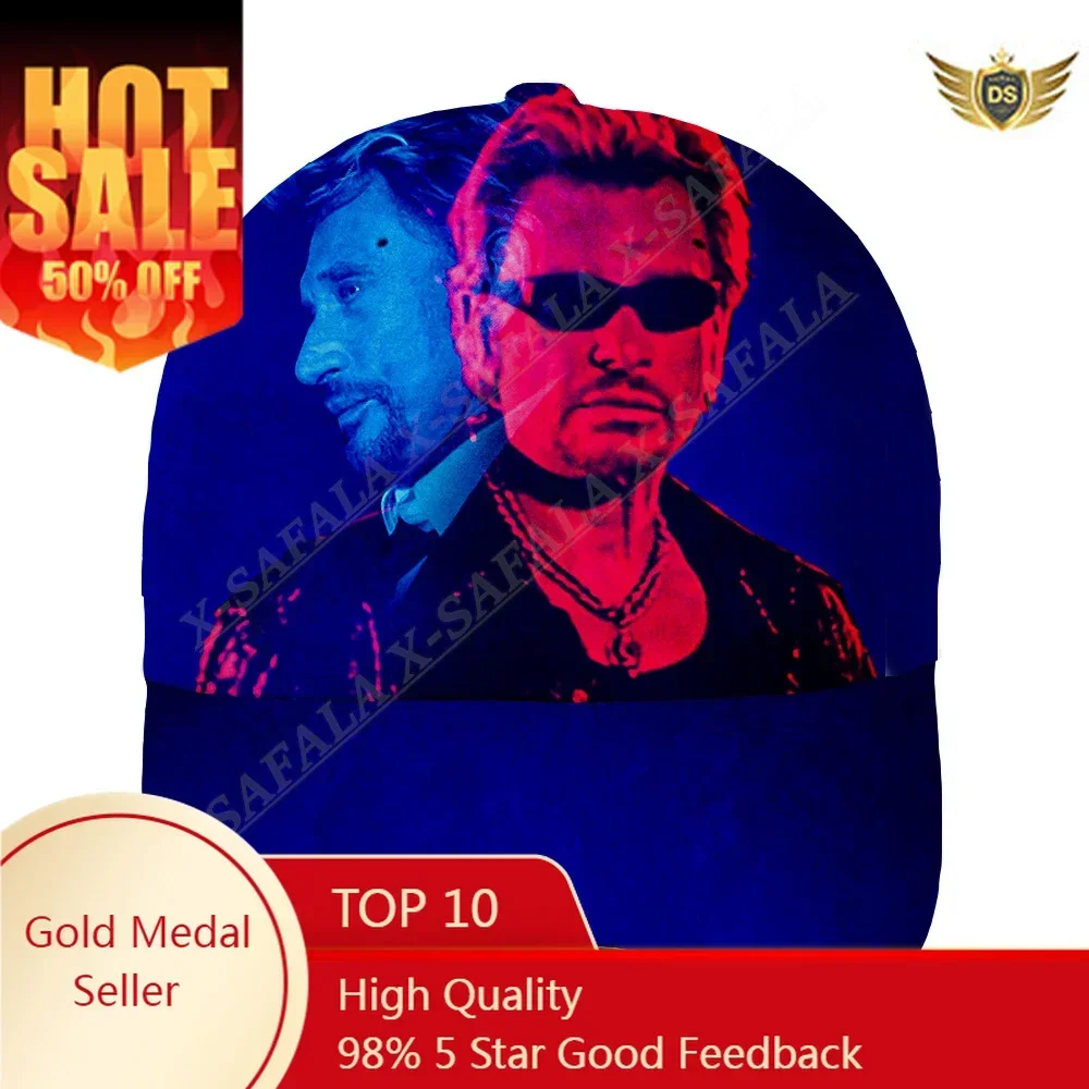Johnny Hallyday Baseball Cap 3D Printed Snapback Hat Men Women Adult Sports Headwear Outdoor Sports Sun Visor-2
Johnny Hallyday Baseball Cap 3D Printed Snapback Hat Men Women Adult Sports Headwear Outdoor Sports Sun Visor-2