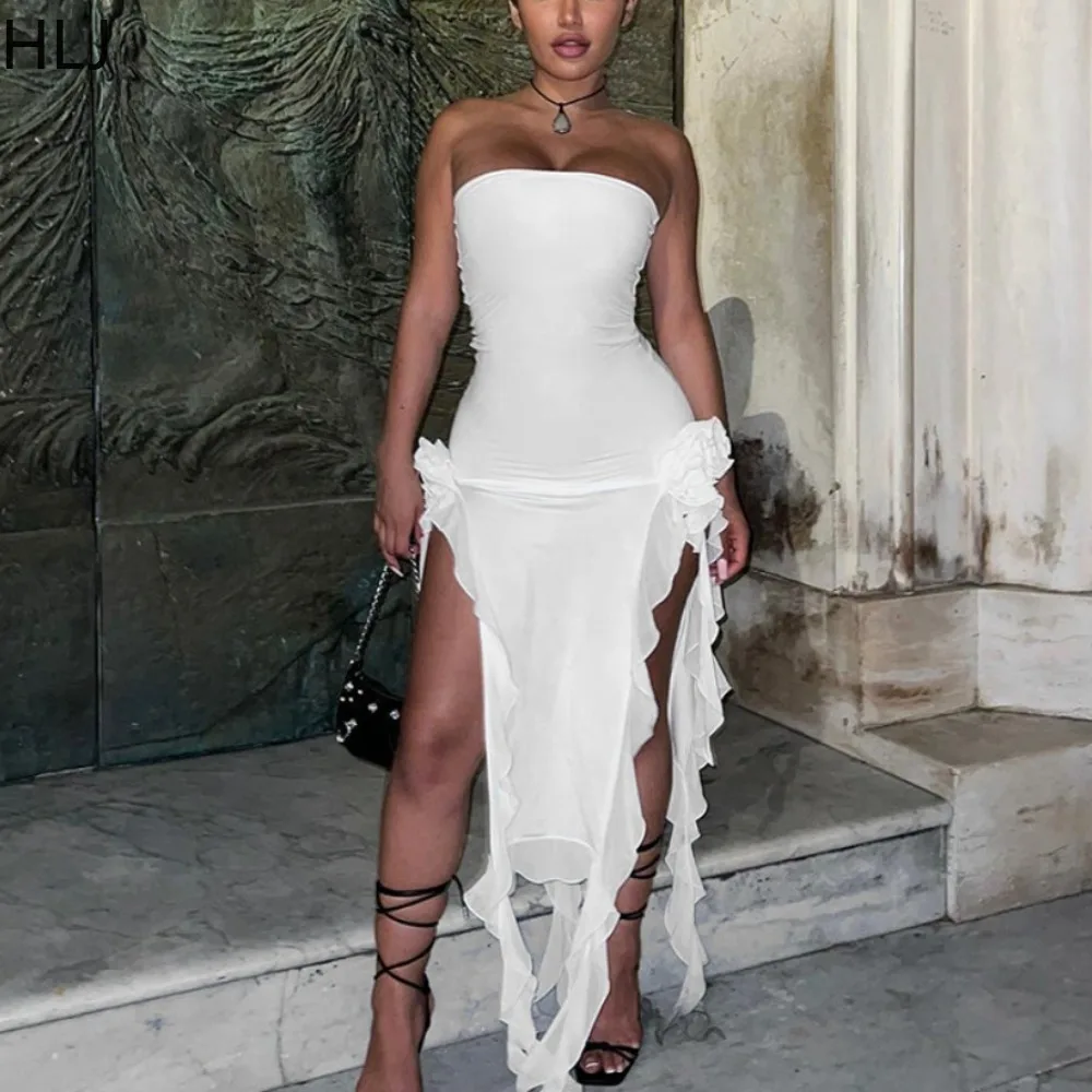 HLJ Fashion Flower Splicing Bodycon Irregular Tube Dresses Women Off Shoulder Sleeveless Backless Slim Vestidos Sexy Streetwear
HLJ Fashion Flower Splicing Bodycon Irregular Tube Dresses Women Off Shoulder Sleeveless Backless Slim Vestidos Sexy Streetwear