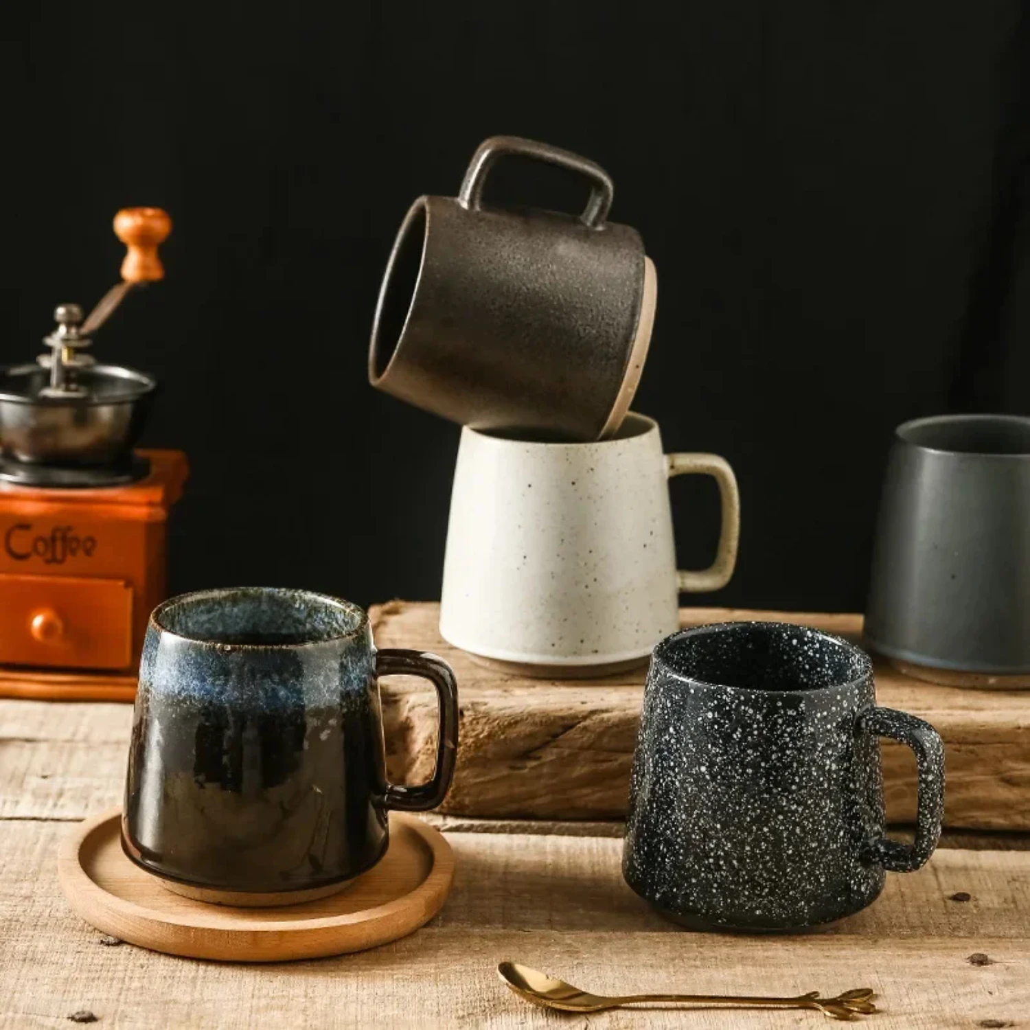 Retro Ceramic Coffee Cup Breakfast Cups Coarse Ceramic Mugs Afternoon Tea Luxury Tableware Mug
Retro Ceramic Coffee Cup Breakfast Cups Coarse Ceramic Mugs Afternoon Tea Luxury Tableware Mug