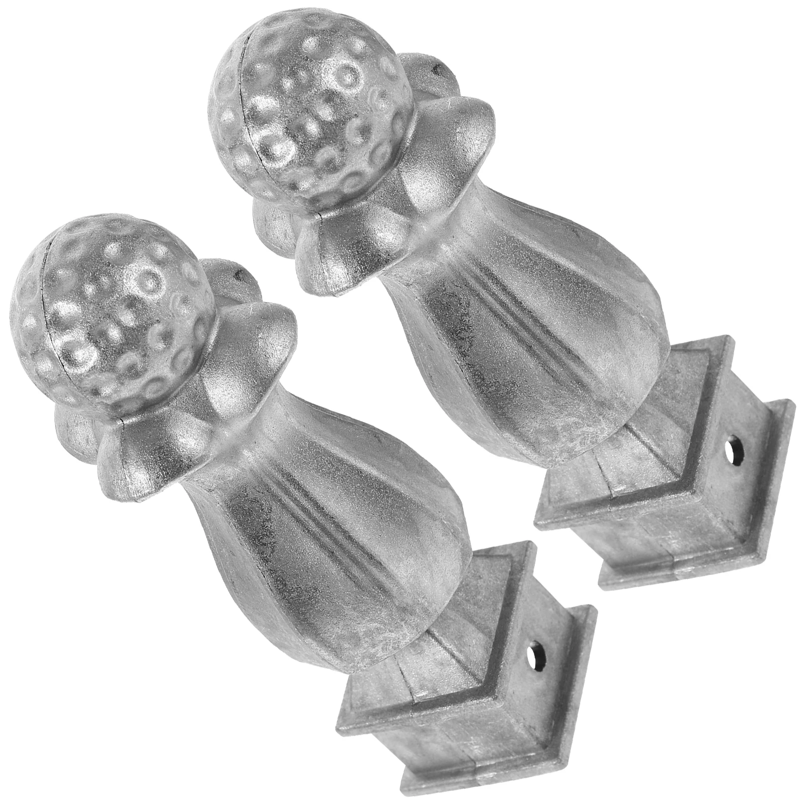 2 Pcs Fence Finials Aluminum Alloy Decorations for Garden Yard Elegant Shape Creative Design Practical Post Tops
2 Pcs Fence Finials Aluminum Alloy Decorations for Garden Yard Elegant Shape Creative Design Practical Post Tops