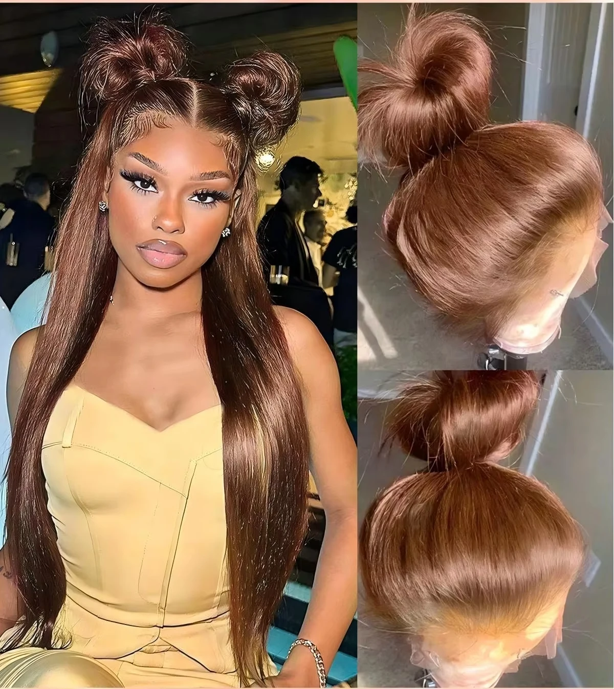 Шоколадно-коричневый парик с кружевной передней частью из натуральных волос, прямой, с невидимым ремешком, 360-градусный прозрачный фронтальный парик, предварительно снятая линия роста волос, с детским волосом, 4 размера # Бр.
Шоколадно-коричневый парик с кружевной передней частью из натуральных волос, прямой, с невидимым ремешком, 360-градусный прозрачный фронтальный парик, предварительно снятая линия роста волос, с детским волосом, 4 размера # Бр.