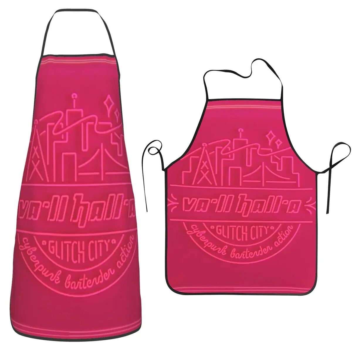 Фартуки с логотипом VA-11 Hall-A, фартуки для шеф-повара, приготовления пищи, выпечки, нагрудник без рукавов, кухонный сарафан для чистки для женщин и мужчин, живопись
Фартуки с логотипом VA-11 Hall-A, фартуки для шеф-повара, приготовления пищи, выпечки, нагрудник без рукавов, кухонный сарафан для чистки для женщин и мужчин, живопись