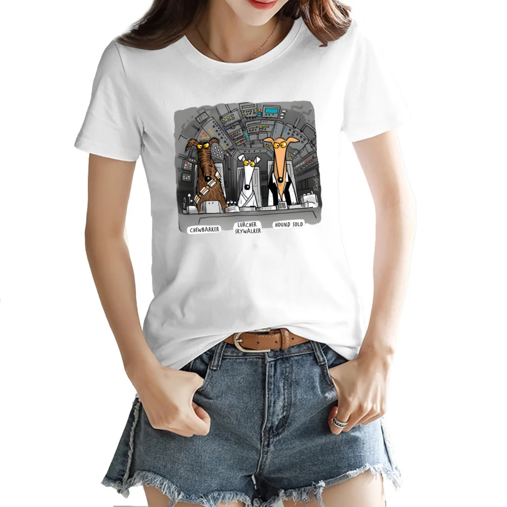 Hound Solo Tee Women's Printed T-Shirt, Round Neck Short Sleeve, Casual Fun, Cute, Summer
Hound Solo Tee Women's Printed T-Shirt, Round Neck Short Sleeve, Casual Fun, Cute, Summer