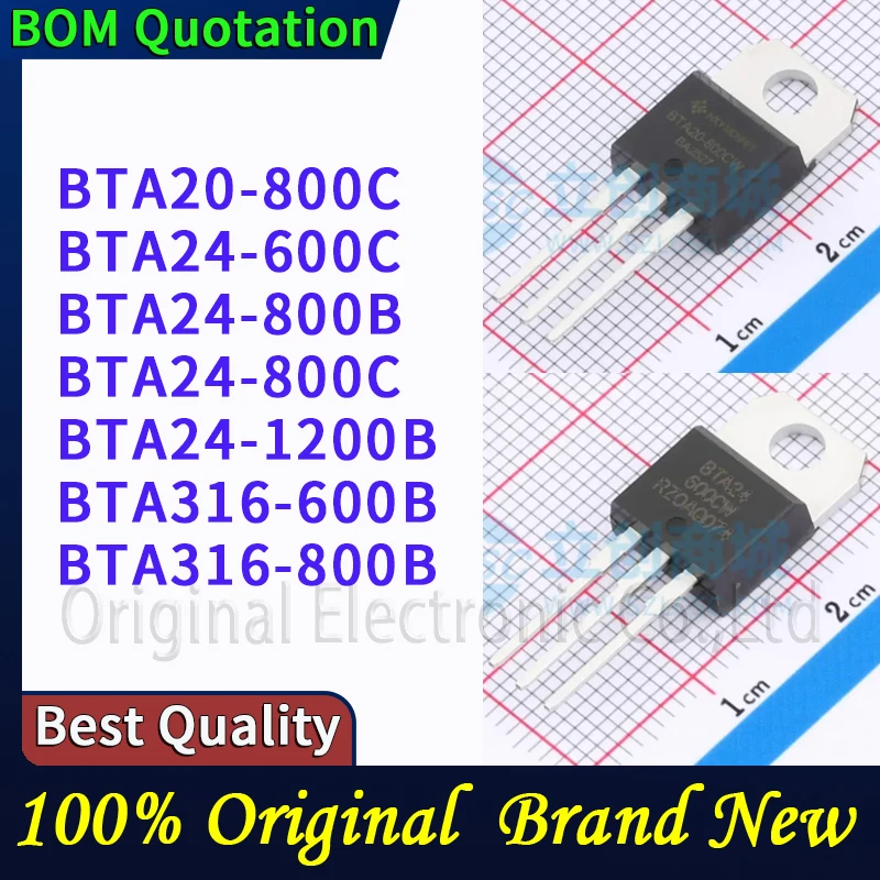 5pcs/lot BTA20-800C BTA24-600C BTA24-800B BTA24-800C BTA24-1200B BTA316-600B BTA316-800B In stock Original High quality
5pcs/lot BTA20-800C BTA24-600C BTA24-800B BTA24-800C BTA24-1200B BTA316-600B BTA316-800B In stock Original High quality