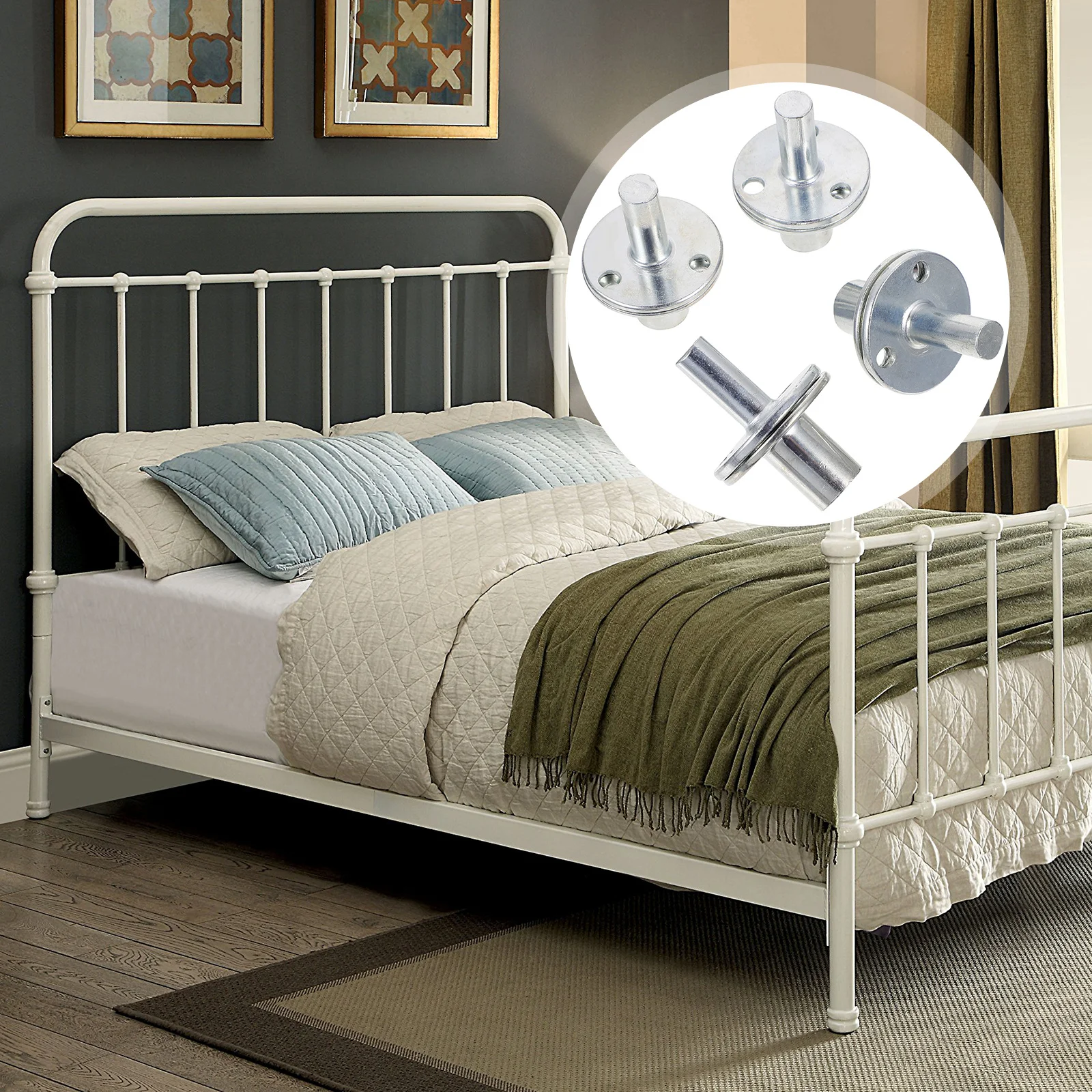4Pcs Round Base Bed Post Connecting Screw Nuts Iron Durable Furniture Fixing Installation Accessories Practical Use
4Pcs Round Base Bed Post Connecting Screw Nuts Iron Durable Furniture Fixing Installation Accessories Practical Use