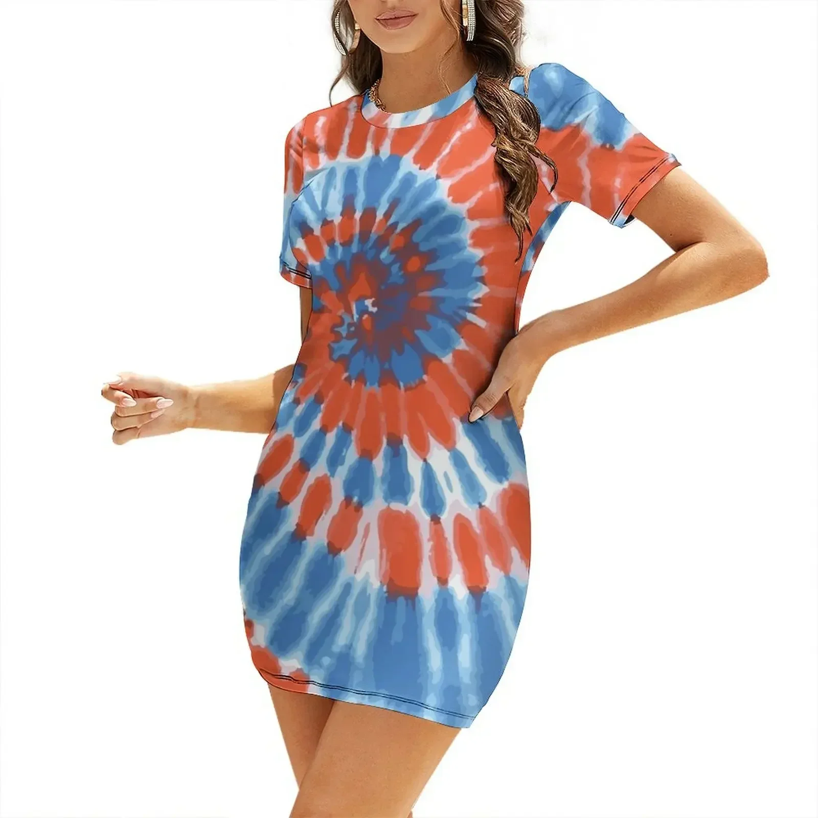 Blue and Orange tie-dye Short-Sleeved Dress beach outfits for women women dresses dresses for women 2026 dresses for woman
Blue and Orange tie-dye Short-Sleeved Dress beach outfits for women women dresses dresses for women 2026 dresses for woman
